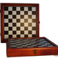15.5 inch Cherry Stained Chest Chess Board