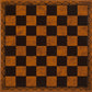 17.5 inch Tooled Leatherette Chess Board
