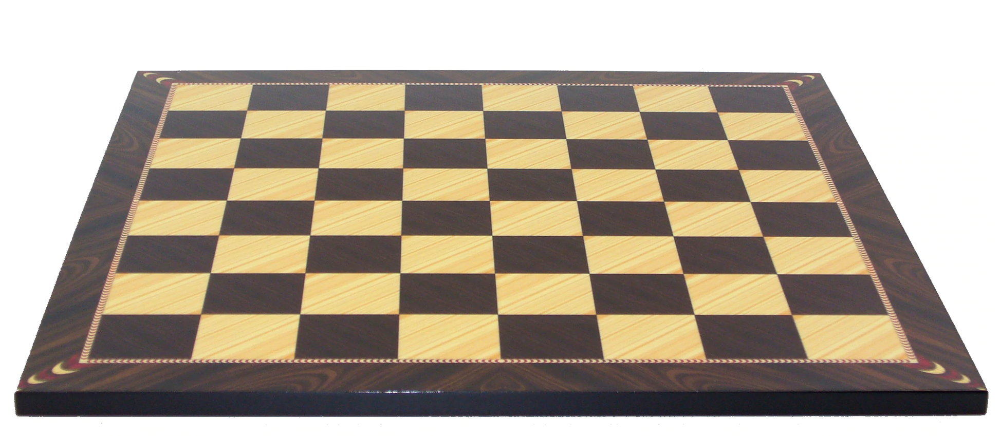 17 inch Elegance Design Alpha-Numeric Decoupage Chess Board (1.9 inch Squares)