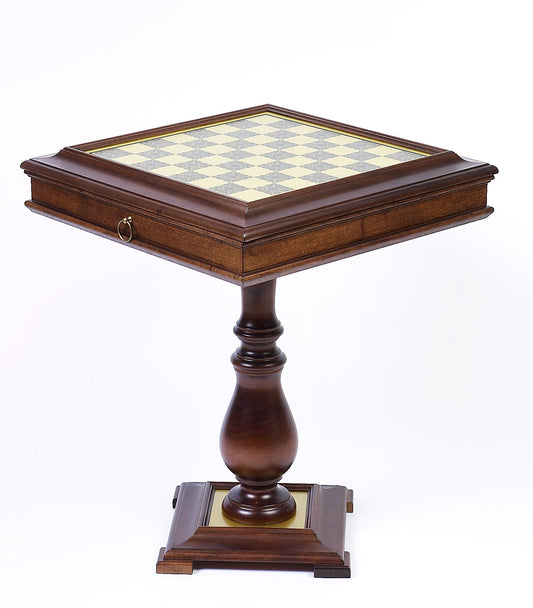 20 inch Brass Chess/Checkers & Backgammon Table from Italy