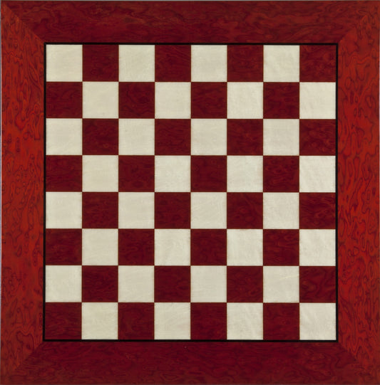20 Inch Elegant Board from Italy (2 Inch Squares) red & white