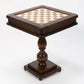 23 inch Chess/Checkers/Backgammon & Card Table from Italy (2 Inch Squares)