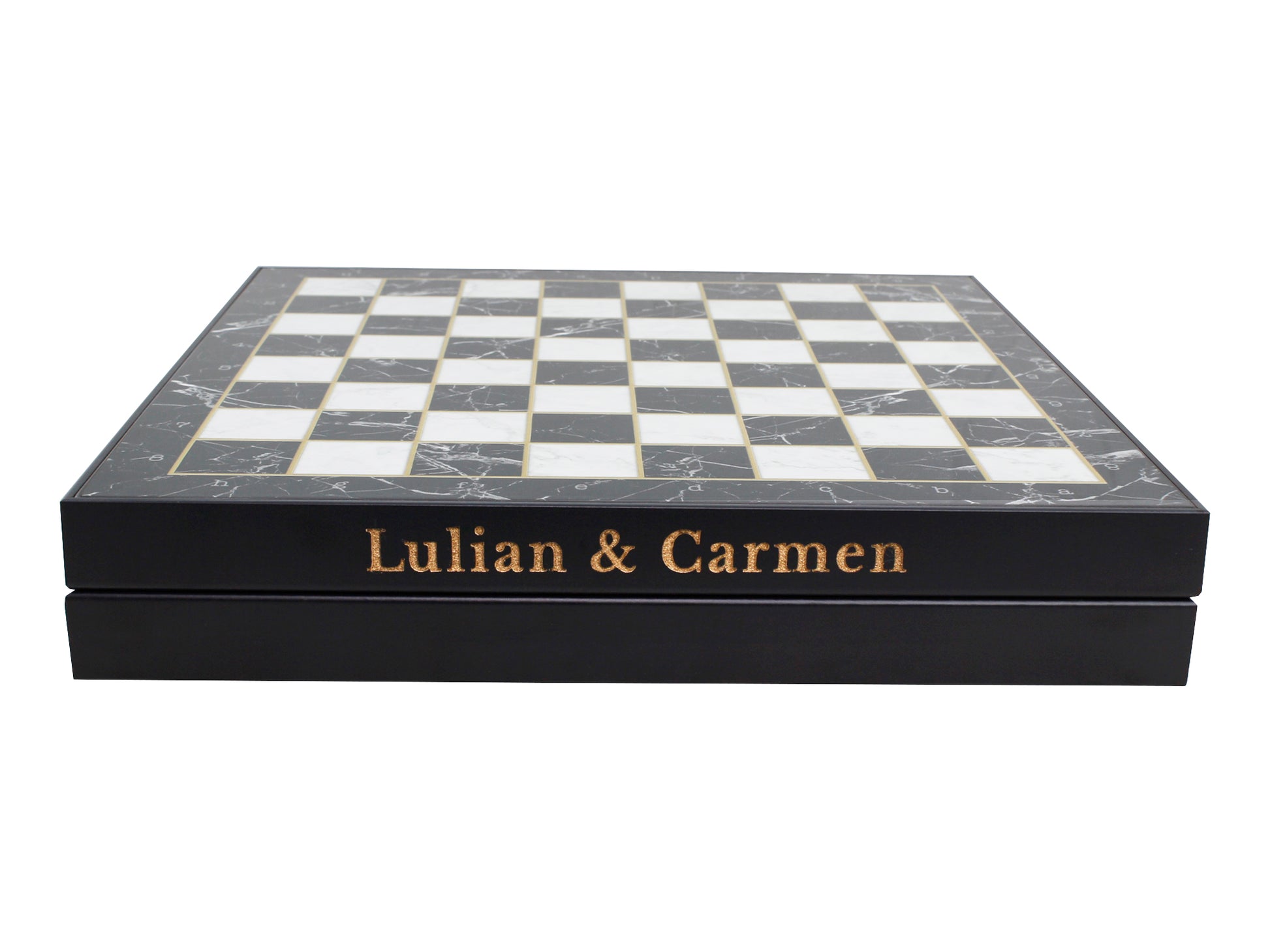 Marble Patterned Chess Box Set