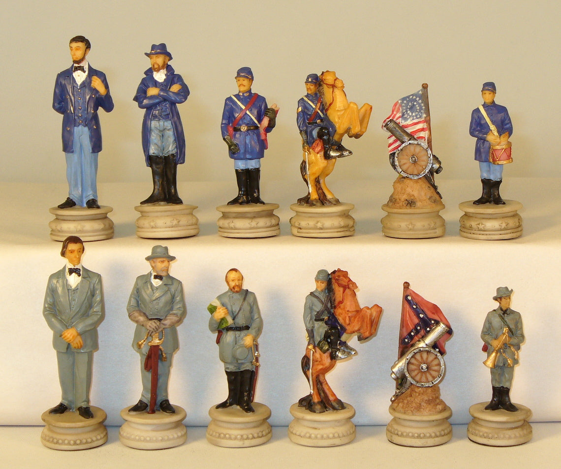American Civil War Generals Chessmen
