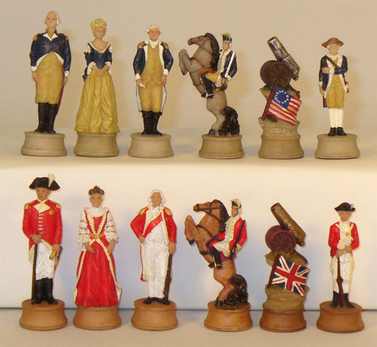 American Revolutionary War Chessmen