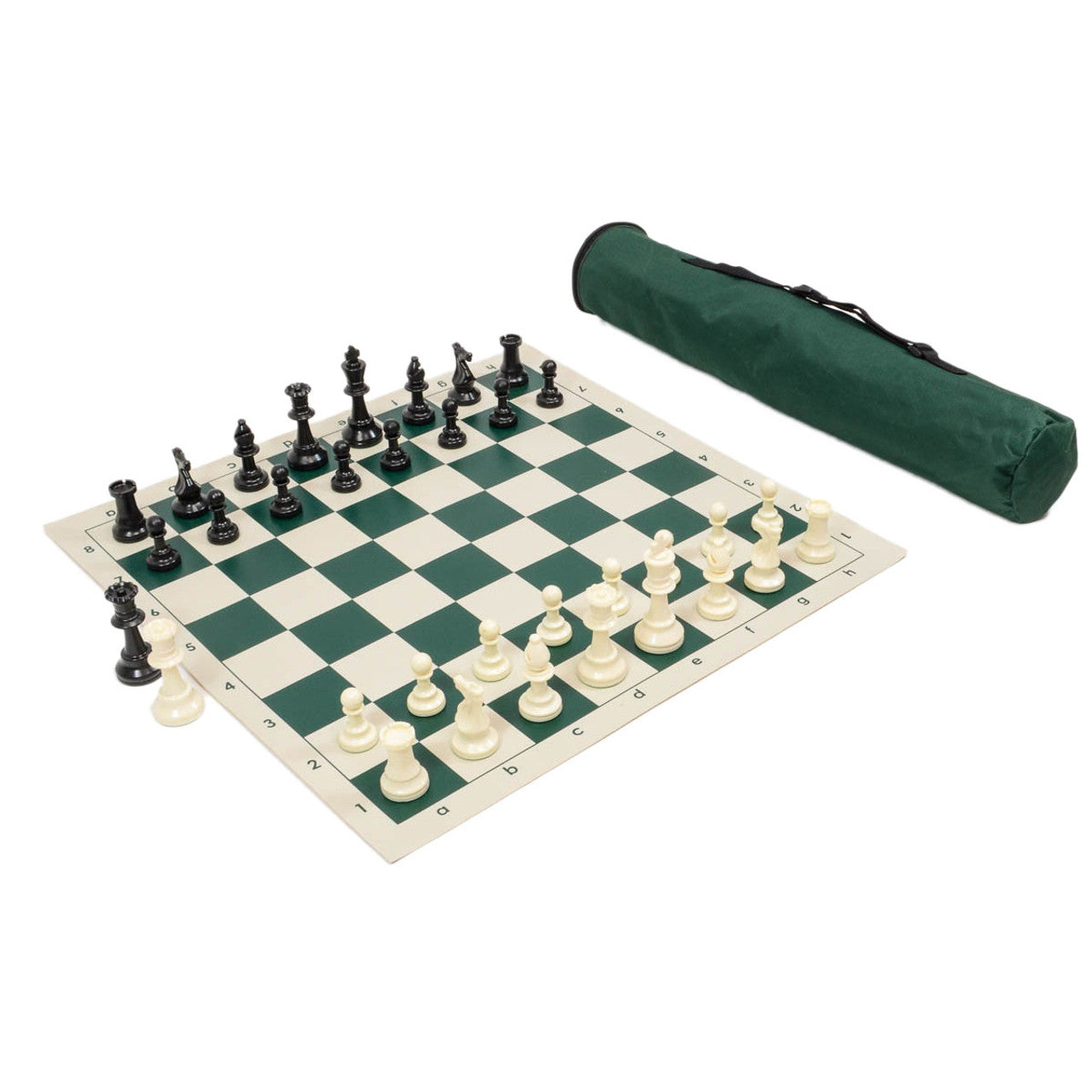 Archer Chess Set Combo with canvas bag (green)