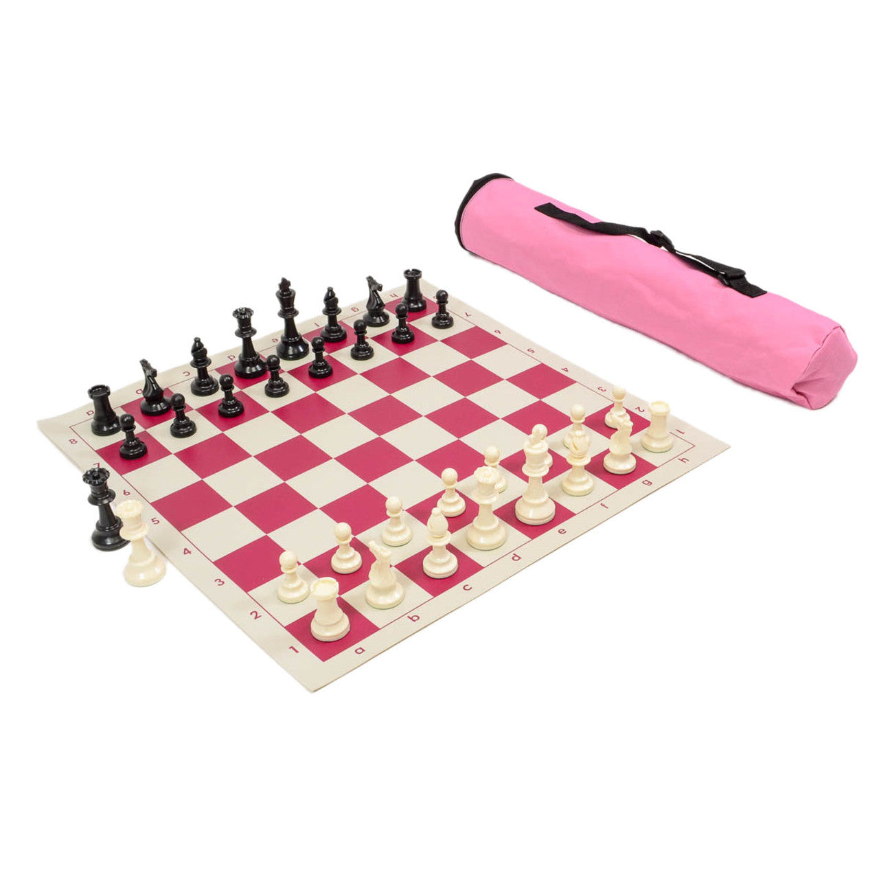 Archer Chess Set Combo with canvas bag (pink)
