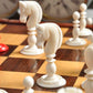 Calvert Luxury Bone Chess Pieces white