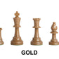 Gold Plastic Chessmen