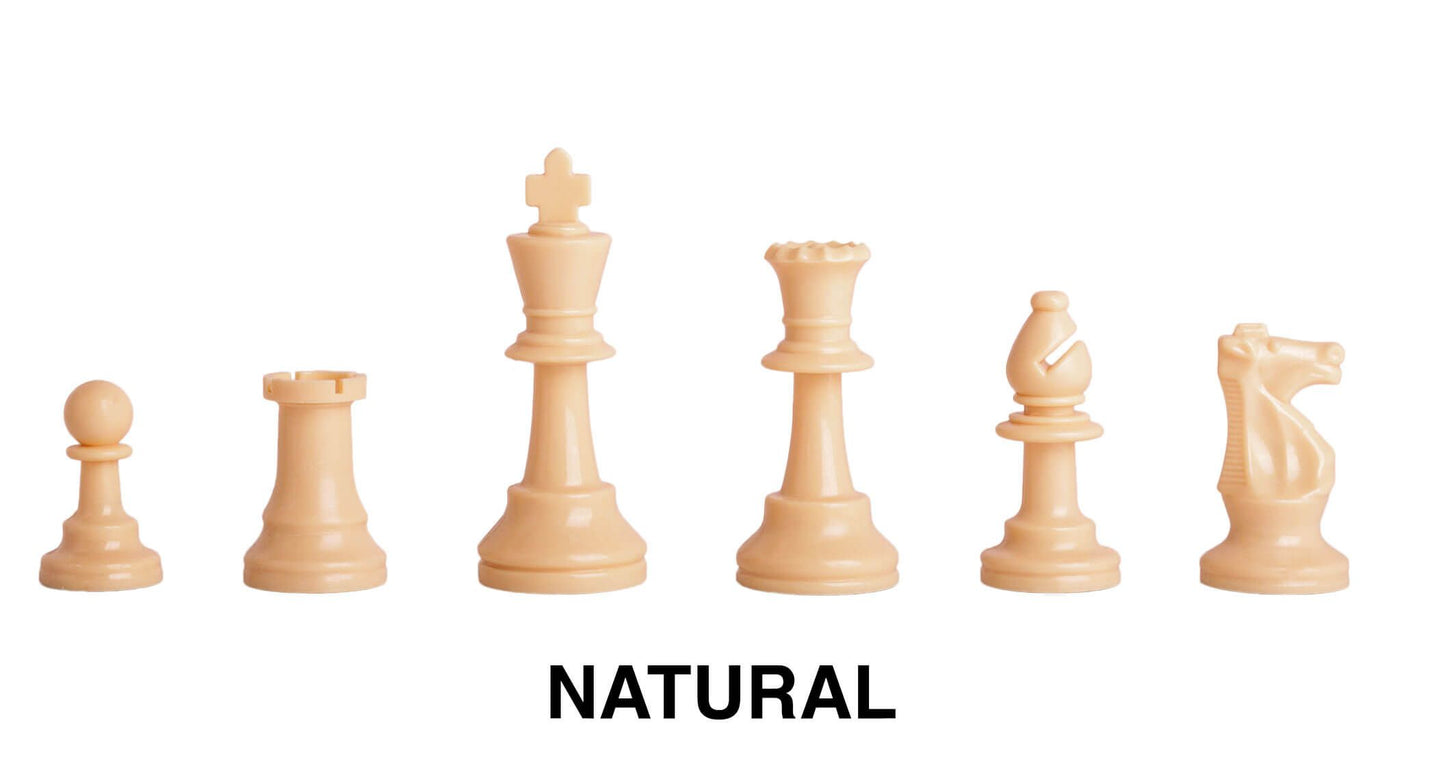 Natural Plastic Chessmen