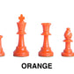 Orange Plastic Chessmen