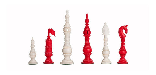 Vizagapatam Luxury Bone Chess Pieces