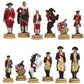 American War of Independence Themed Chessmen