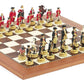 American War of Independence Themed Chessmen & Champion Board Chess Set
