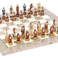 American West Themed Chessmen & Superior Board Chess Set
