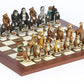 Animal Kingdom Themed Chessmen & 20 inch Champion Board Chess Set