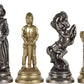 Brass Victorian Chessmen