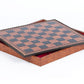 Leatherette Cabinet Chess Board open