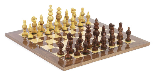Champion Tournament wood Chessmen & 20 inch Master Board Chess Set
