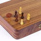 8 inch Continuous Magnetic Folding Chess Set chessmen size comparison