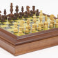 Designer Staunton Wood Chessmen & 22 inch Cabinet Board Chess Set