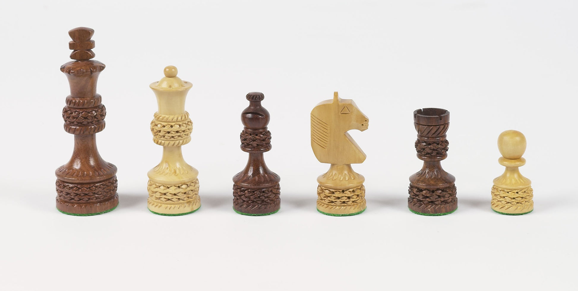 Designer Staunton Wood Chess Pieces