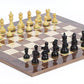 French Staunton Wood Chessmen & 20 inch Master Board Chess Set
