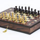 French Staunton Jr. Wood Chessmen & The Art Chess Cabinet/Board Set