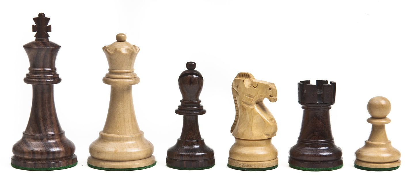 French Staunton Jr. Wood Chessmen