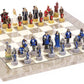 King Arthur of Camelot Themed Chessmen & Superior Board Chess Set