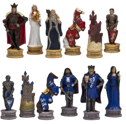 King Arthur of Camelot Themed Chess Pieces