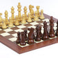 King of Chess Wood Chessmen & 24 inch Champion Board Chess Set