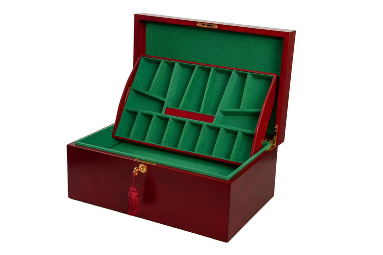 Large Coffer Chess Box open