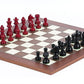 Modern Staunton Wood Chessmen & 18 inch Champion Board Chess Set