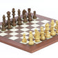 Staunton Design Wood Chessmen & 18 inch Champion Board Chess Set
