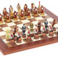 American West Themed Chessmen & 18 inch Champion Board Chess Set