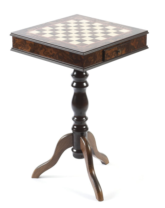 The Roma 16 inch Chess Table from Italy (1 7/16 Inch Squares)