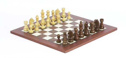 Tournament Staunton Wood Chessmen & 18 inch Champion Board Chess Set