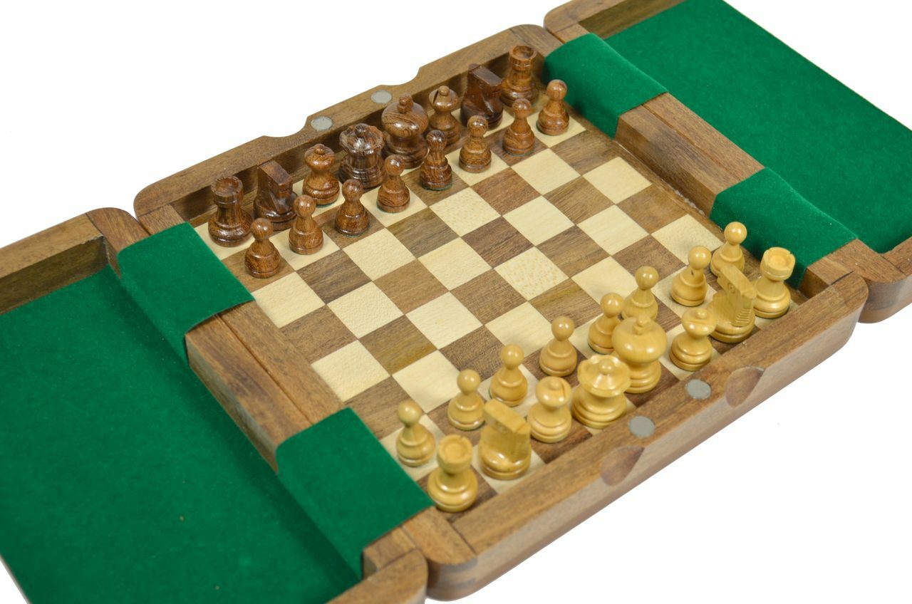 Ultimate Wooden Travel Chess Set